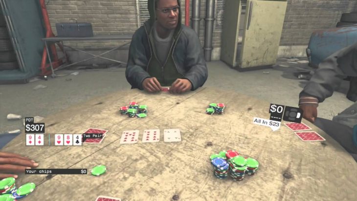 Watch Dogs『Mini Game – Poker』