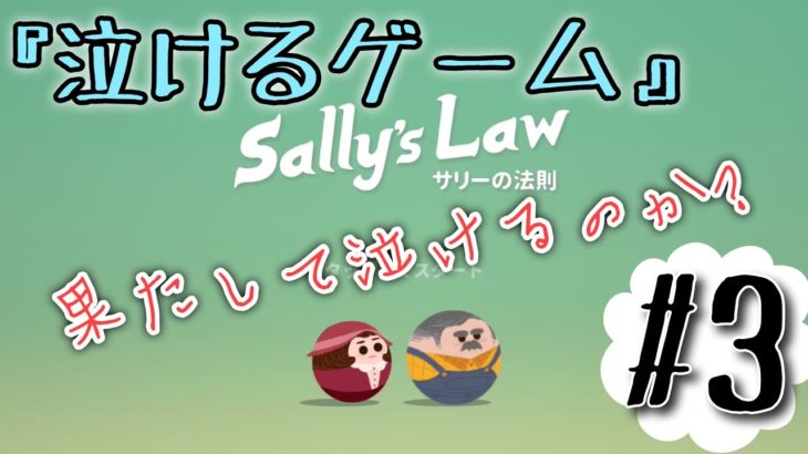 【サリーの法則】絶賛感動ゲームをプレイ#3【Sally‘s Law】
